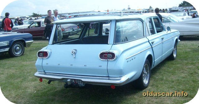 1965 Dodge Dart 170 4d Wagon back